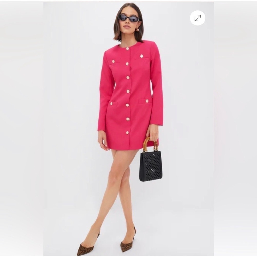 Hyacinth House Strawberry Veronica Mini Dress Pink Size XL NWT